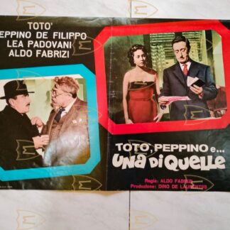 MANIFESTO CINEMA TOTO' E PEPPINO "UNA DI QUELLE"