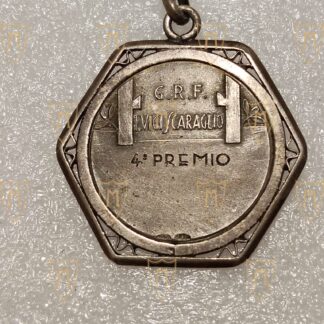 Medaglia Fascista Gara Sci Argento 800
