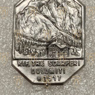Placca Distintivo Alpenstock Bastone da Montagna "Dolomiti"