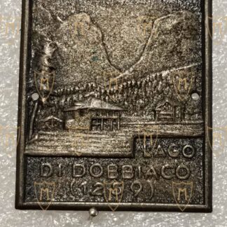Placca Distintivo Alpenstock Bastone da Montagna "Lago Dobbiago"