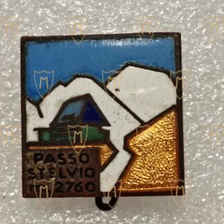 Spilla Passo Stelvio anni 50