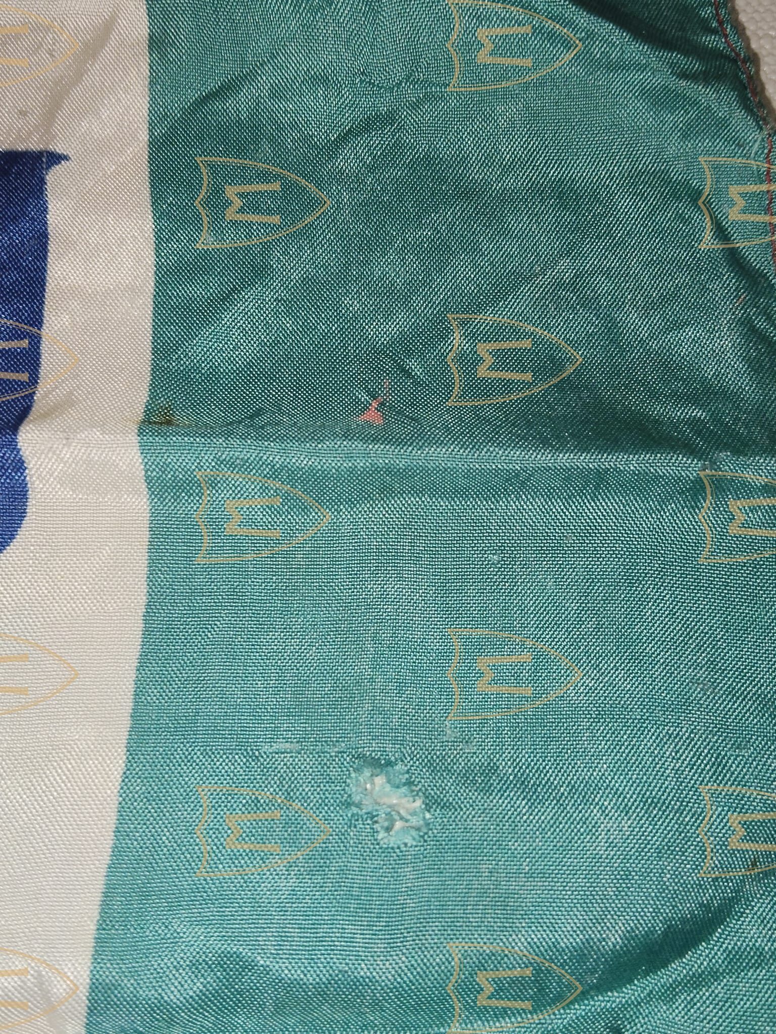 Fazzoletto - Pochette in Seta d'Epoca – Tricolore del Regno d'Italia con Stemma Sabaudo - immagine 6