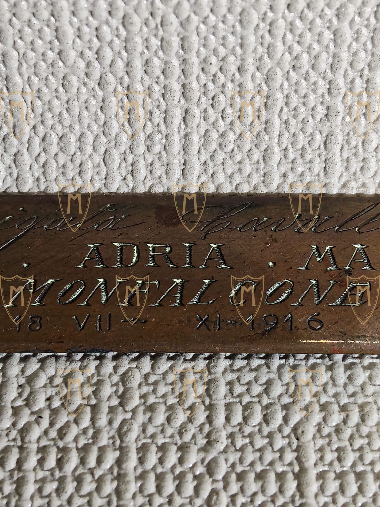 Tagliacarte Storico Trench Art – Trincea Adria Mandria, Monfalcone (1916) - immagine 4