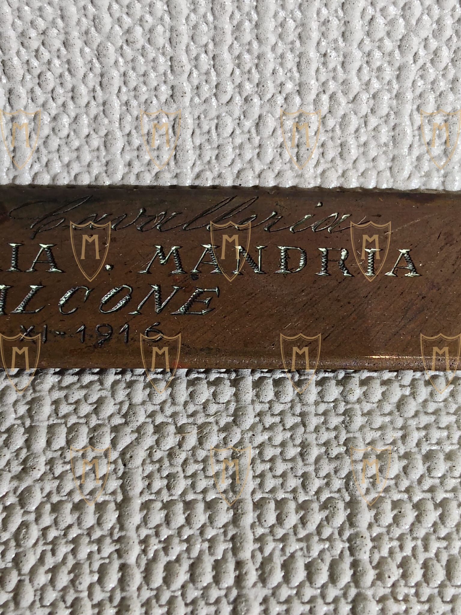 Tagliacarte Storico Trench Art – Trincea Adria Mandria, Monfalcone (1916) - immagine 5