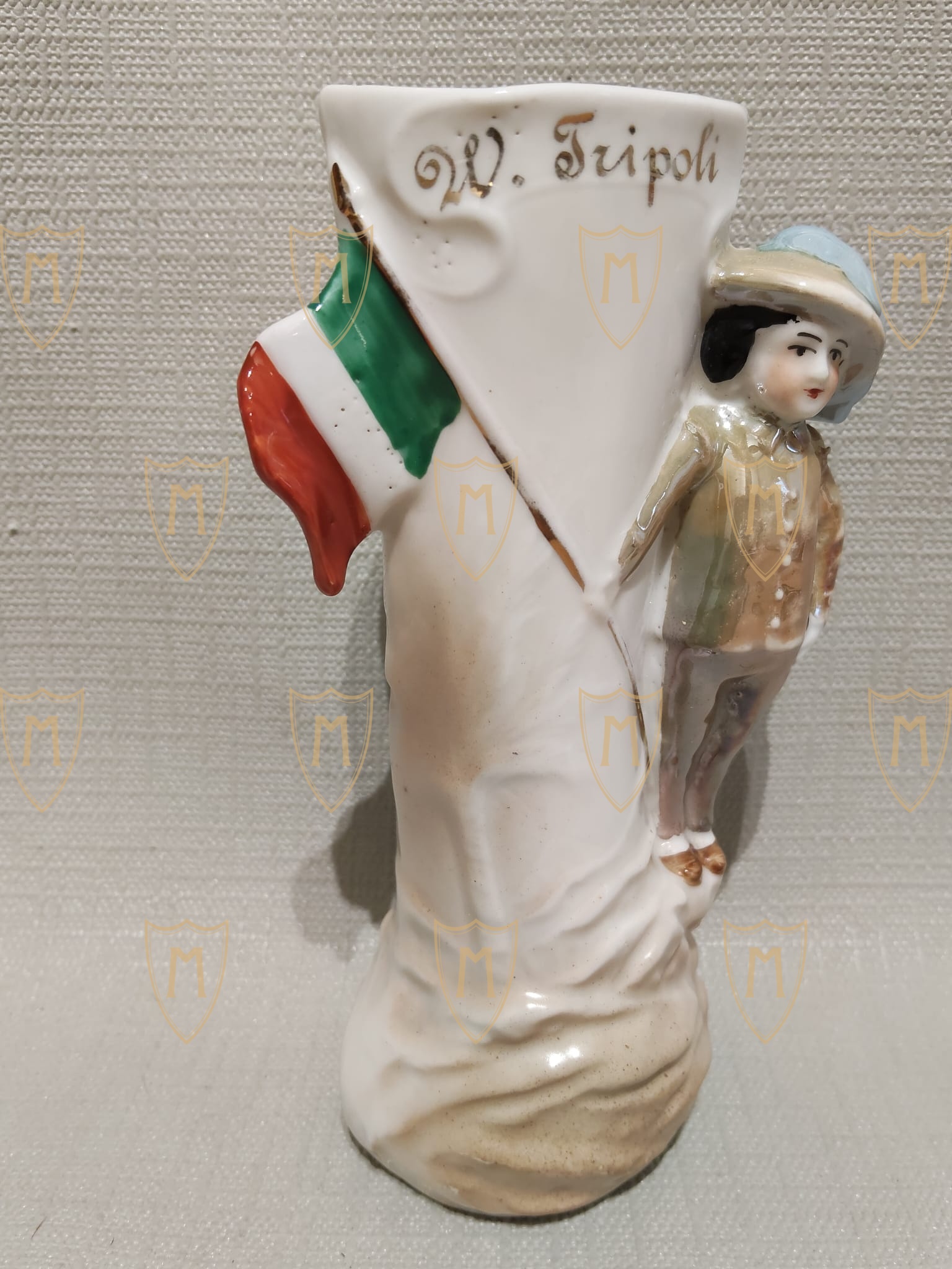 Vasetto Commemorativo in Porcellana Policroma – Guerra Italo-Turca / Impresa di Libia (1911-1912) - immagine 3
