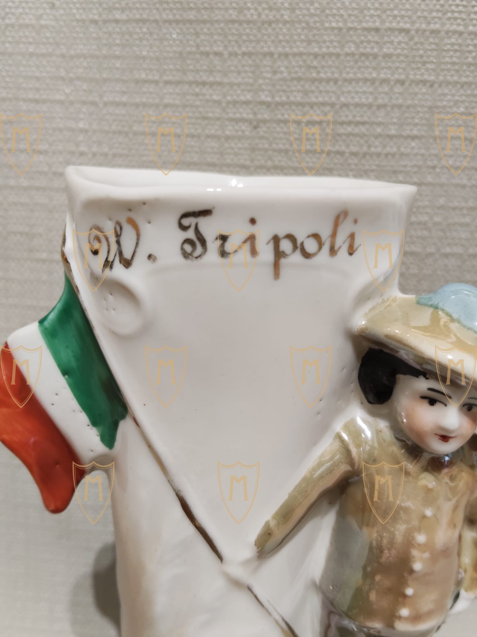 Vasetto Commemorativo in Porcellana Policroma – Guerra Italo-Turca / Impresa di Libia (1911-1912) - immagine 4