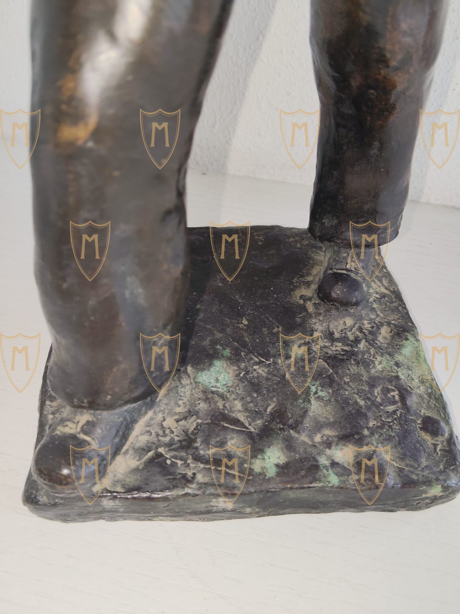 Scultura in Bronzo Mussolini "Battaglia del Grano" - Janne Cavezzoni 1931 - immagine 10