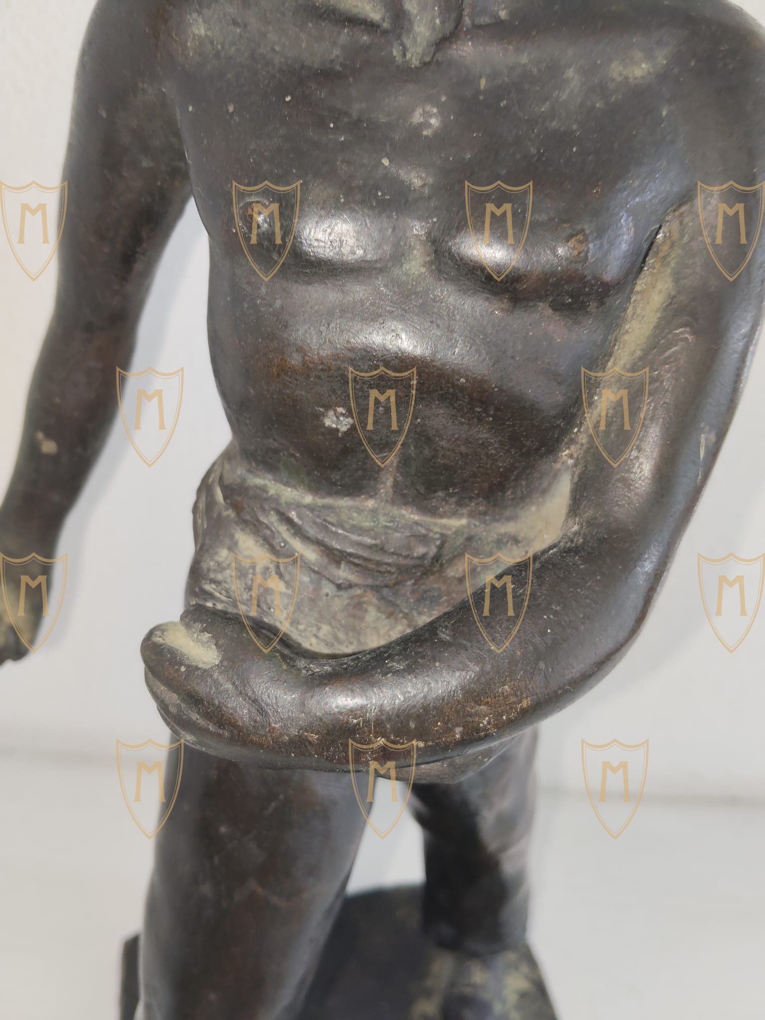 Scultura in Bronzo Mussolini "Battaglia del Grano" - Janne Cavezzoni 1931 - immagine 6