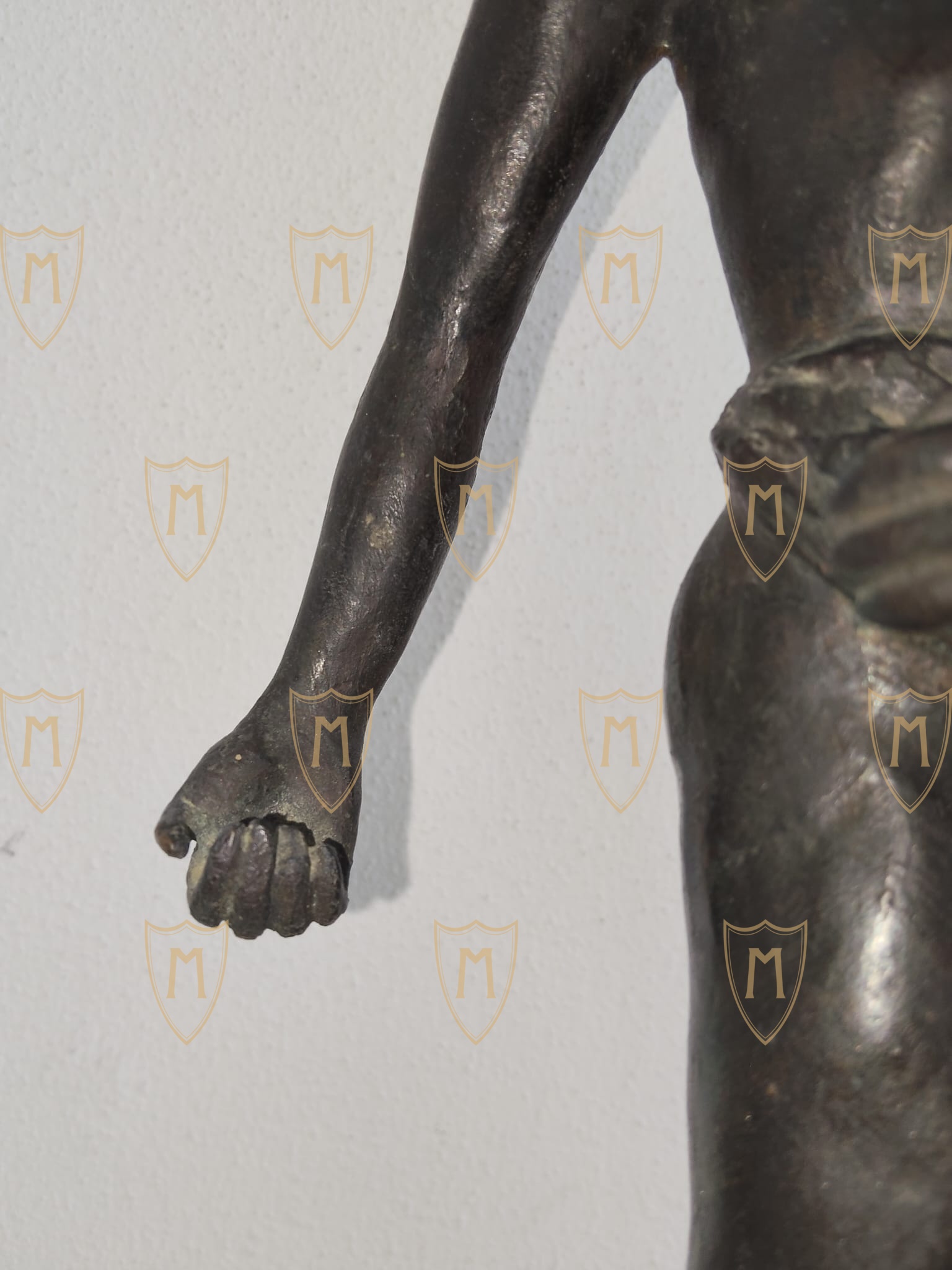 Scultura in Bronzo Mussolini "Battaglia del Grano" - Janne Cavezzoni 1931 - immagine 7