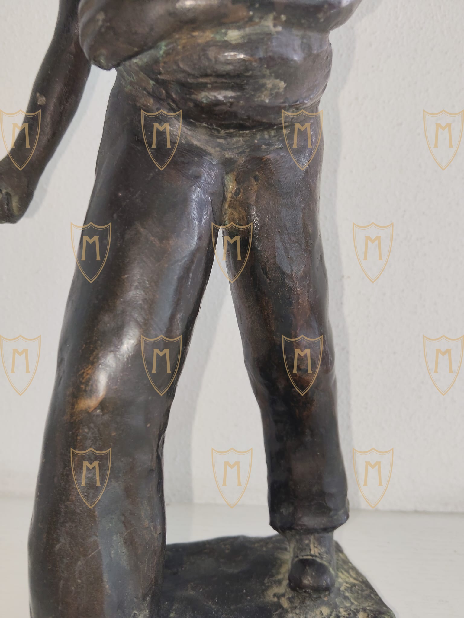 Scultura in Bronzo Mussolini "Battaglia del Grano" - Janne Cavezzoni 1931 - immagine 8