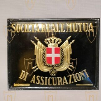 Placca Societa Reale Mutua Assicurazioni 1800