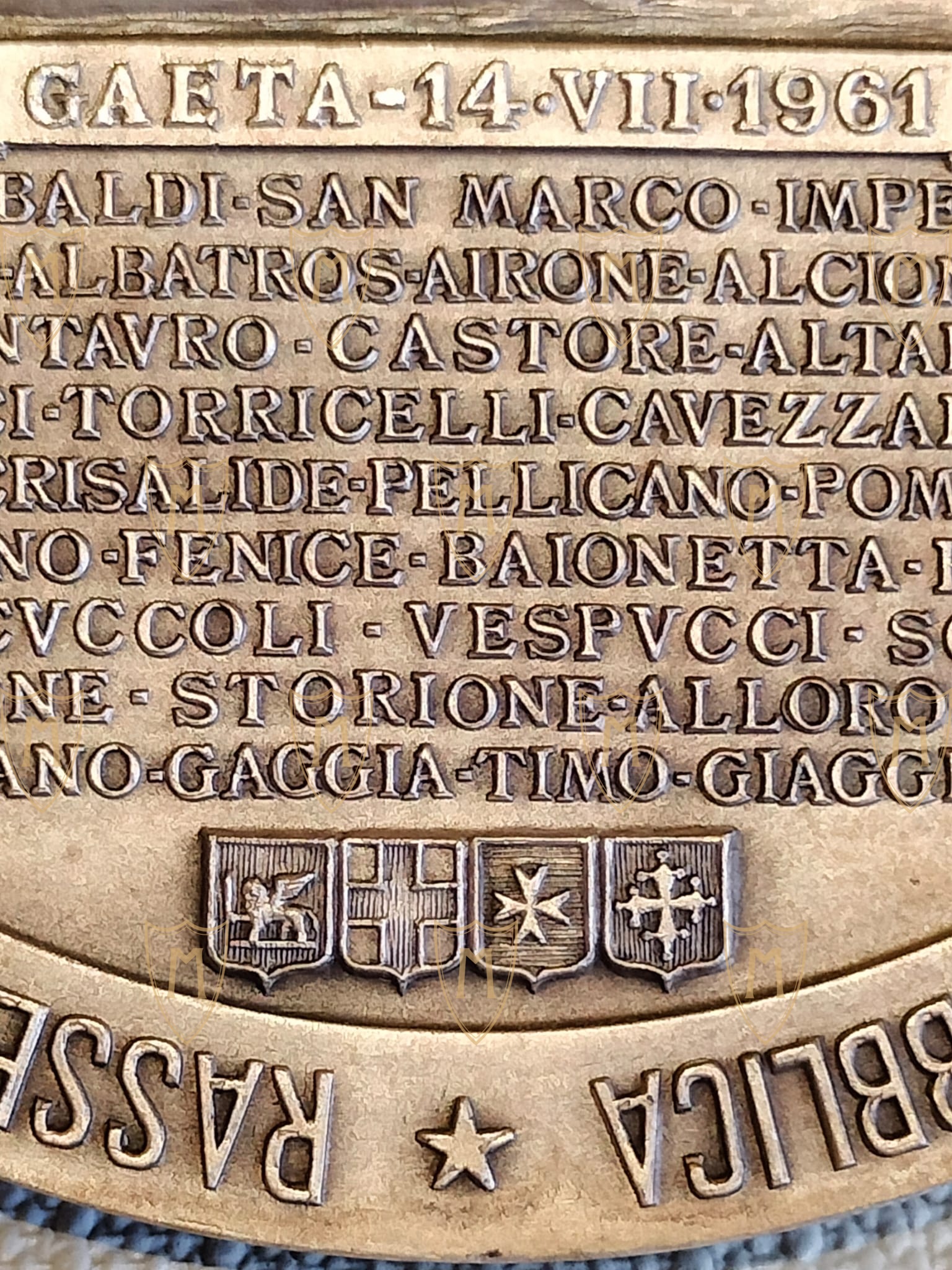 Medaglia Centenario Marina Militare - Napoli - immagine 9