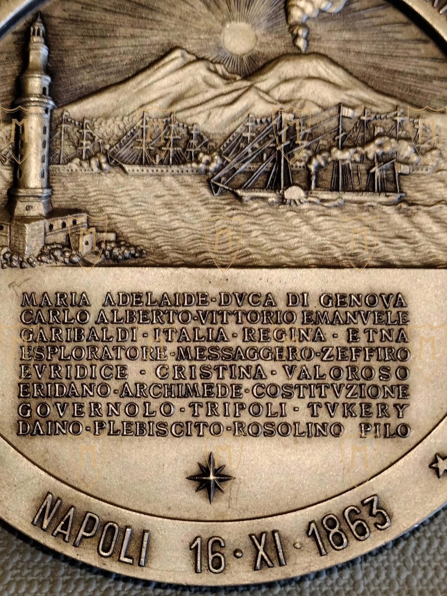 Medaglia Centenario Marina Militare - Napoli - immagine 4
