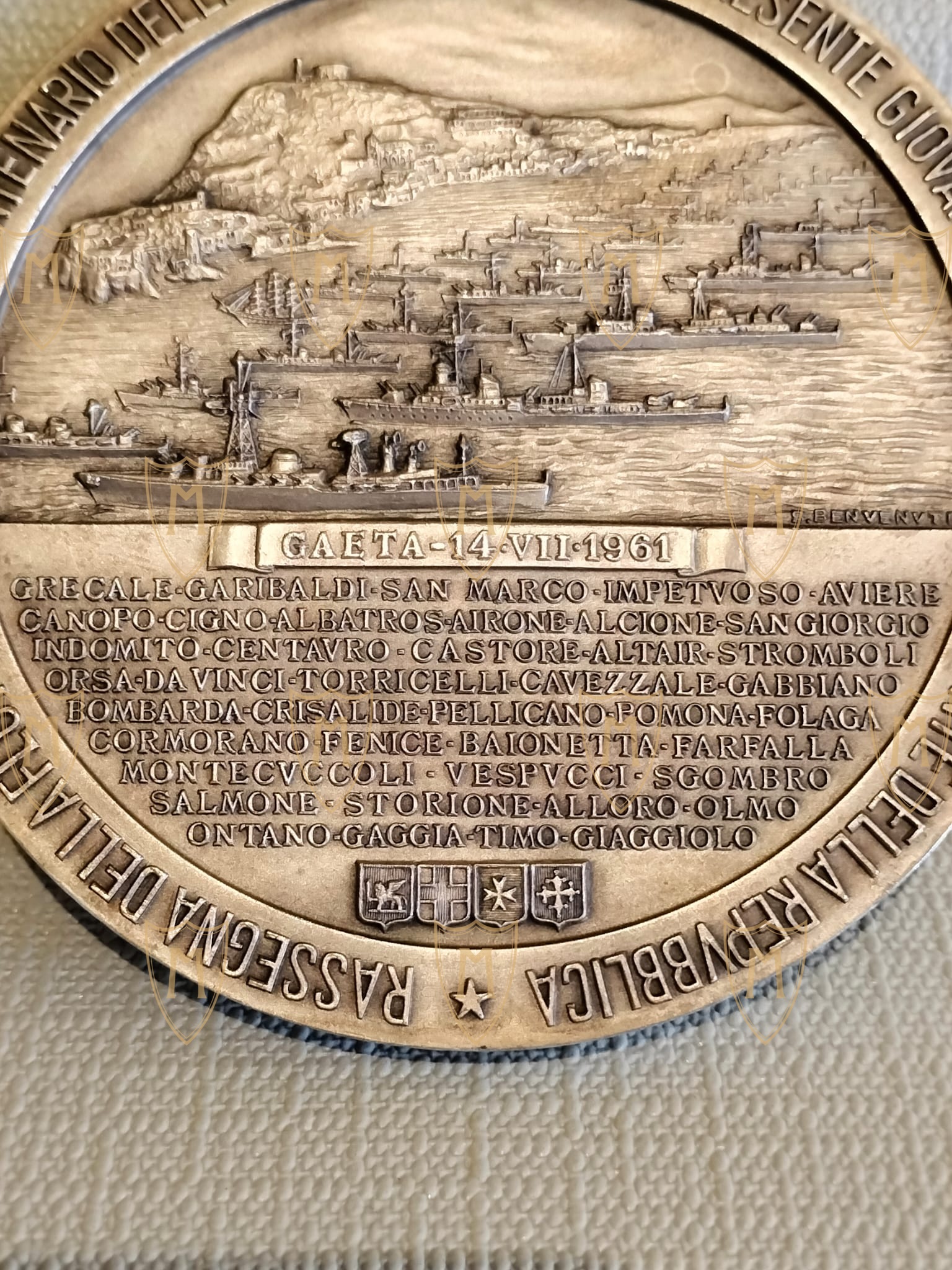 Medaglia Centenario Marina Militare - Napoli - immagine 10