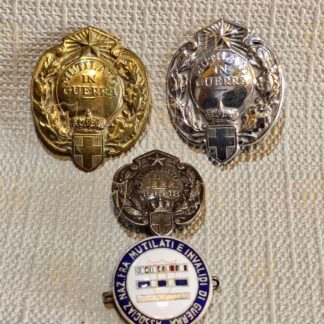 Lotto Associazione Mutilati di Guerra Cat. "Oro" "Argento" "Bronzo"